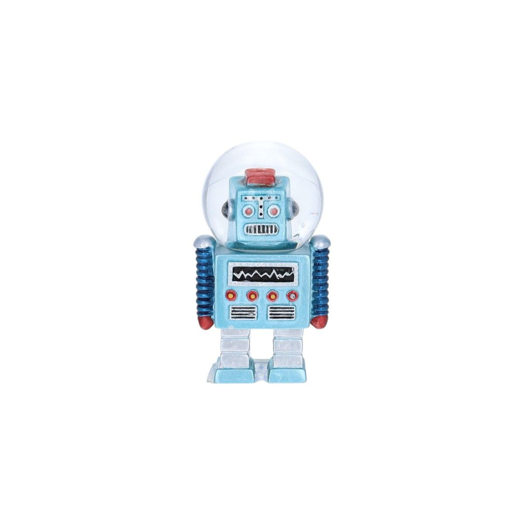 Mini Schneekugel Roboter