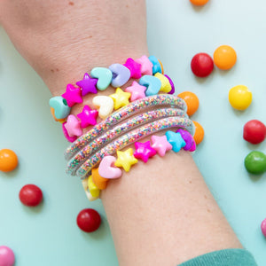 Armband Multi Glitzer