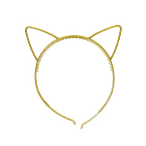 Haarreif Katzenohr Gold