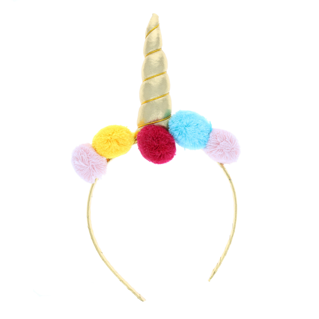 Haarreif Einhorn Pompom