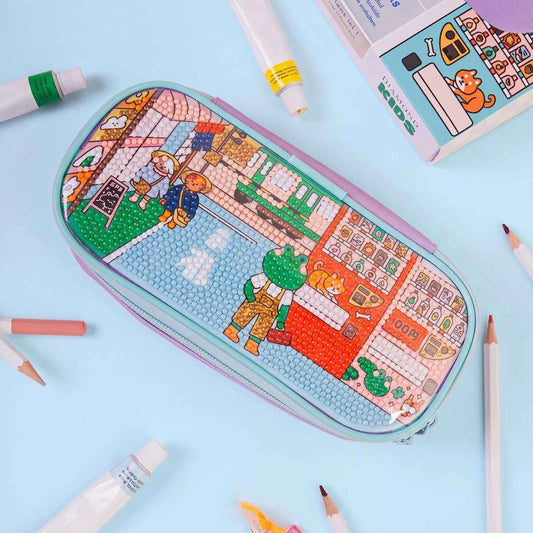Diamond Painting Set Kids "Mäppchen Tokyo"