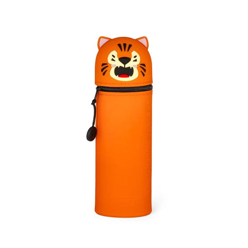 2-in-1-Federmäppchen aus Silikon Tiger