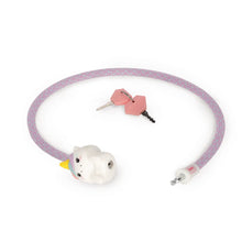 Laden Sie das Bild in den Galerie-Viewer, Fahrradschloss mit Schlüssel Einhorn