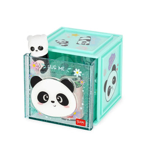 Erweiterbare Schreibtischbox Cutie Cube "Panda"
