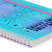 Laden Sie das Bild in den Galerie-Viewer, Liniertes Notizbuch A5 &quot;Trust the Universe&quot;