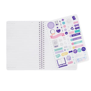 Liniertes Notizbuch A5 "Trust the Universe"