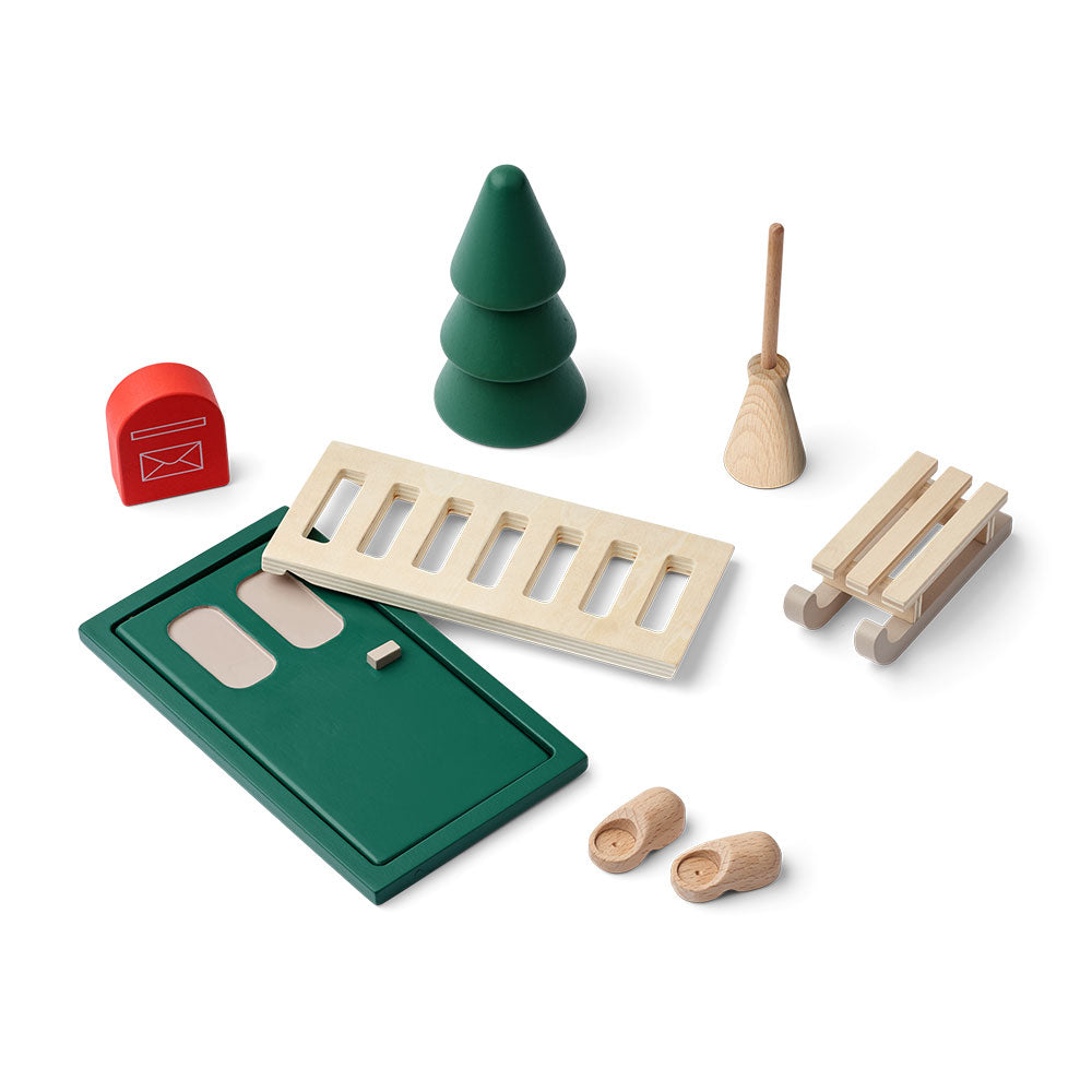 Lena Elfentür Garden Green Multi Mix