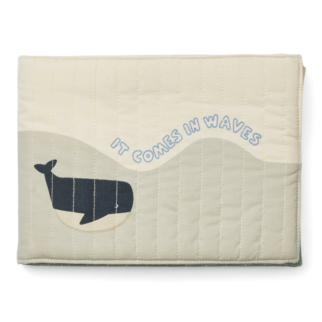 Addie Erinnerungsbuch Whale Blue