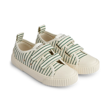 Laden Sie das Bild in den Galerie-Viewer, Kim Sneaker Stripe Garden green
