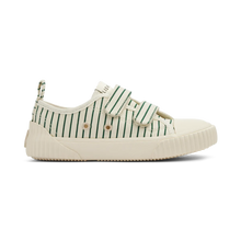 Laden Sie das Bild in den Galerie-Viewer, Kim Sneaker Stripe Garden green