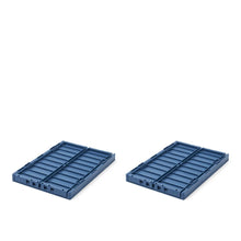 Laden Sie das Bild in den Galerie-Viewer, Weston 2er Set Aufbewahrungsbox Medium Indigo Blue