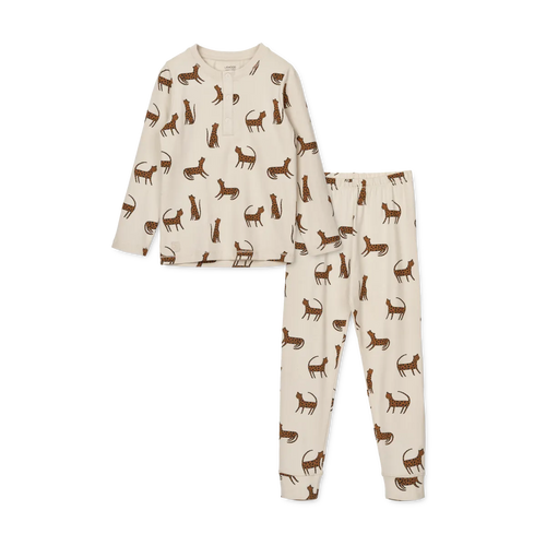 Wilhelm Pyjama Set Leopard