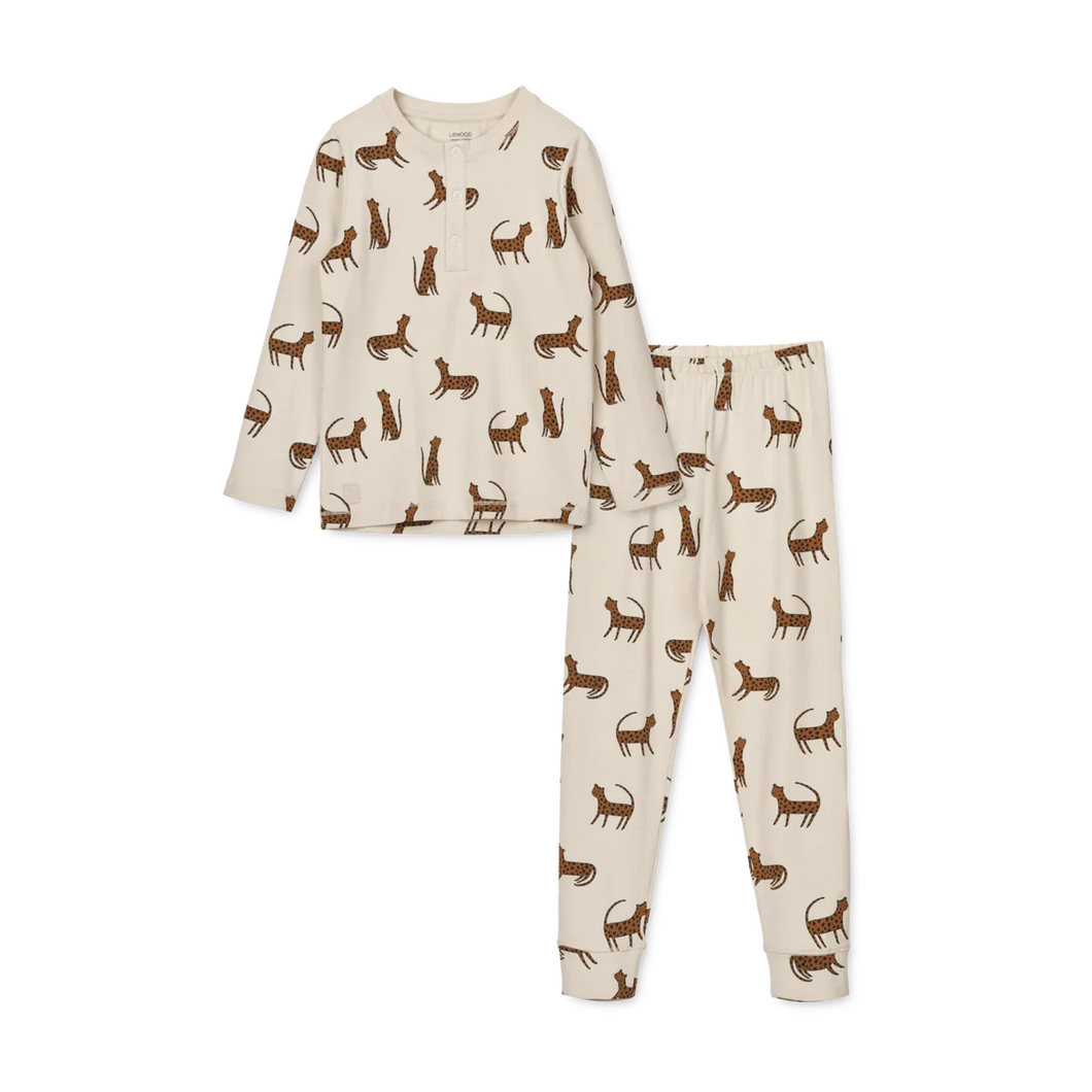 Wilhelm Pyjama Set Leopard