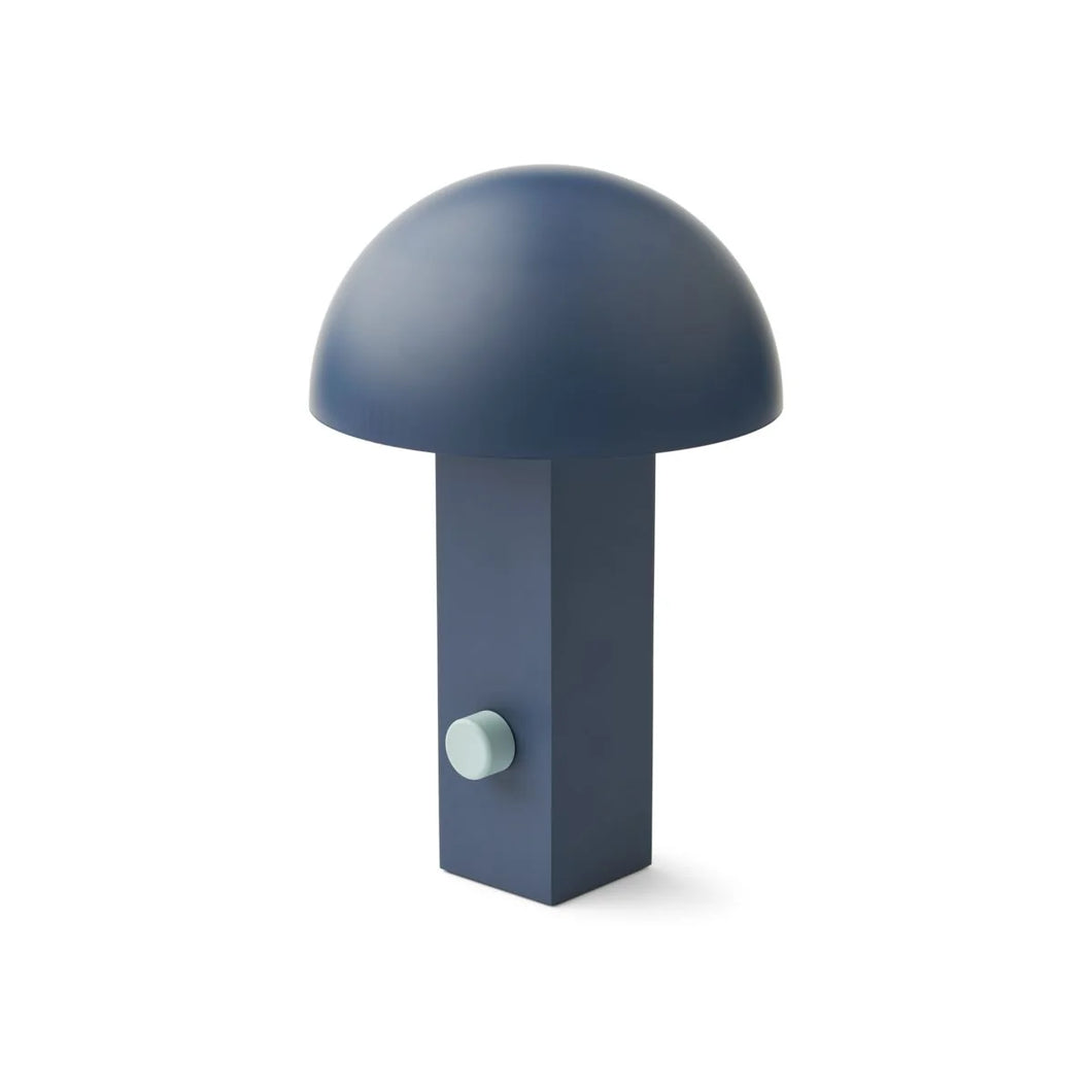 Hyppolite Tragbare Lampe Indigo Blue