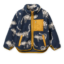 Laden Sie das Bild in den Galerie-Viewer, Nolan Fleecejacke Tiger / Classic navy