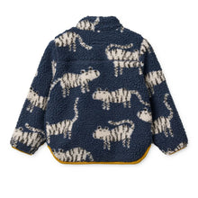 Laden Sie das Bild in den Galerie-Viewer, Nolan Fleecejacke Tiger / Classic navy