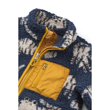 Laden Sie das Bild in den Galerie-Viewer, Nolan Fleecejacke Tiger / Classic navy