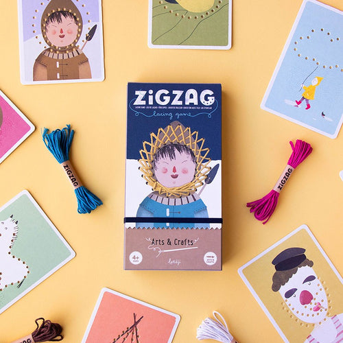 Stickbilder Zig Zag