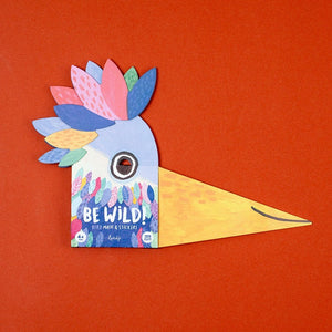 Be wild! DIY Vogel Maske