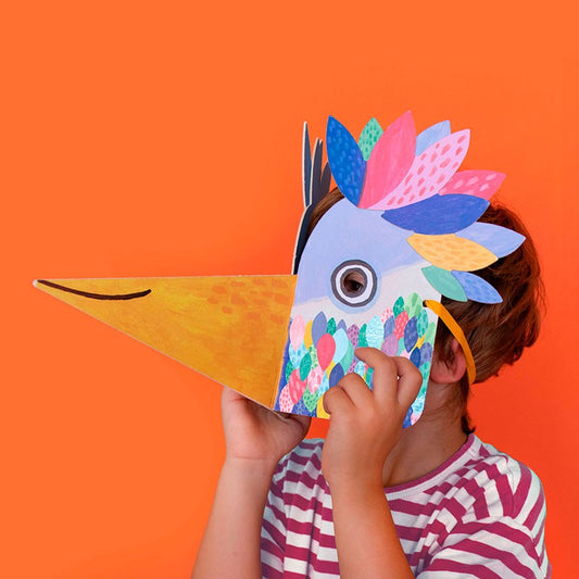 Be wild! DIY Vogel Maske