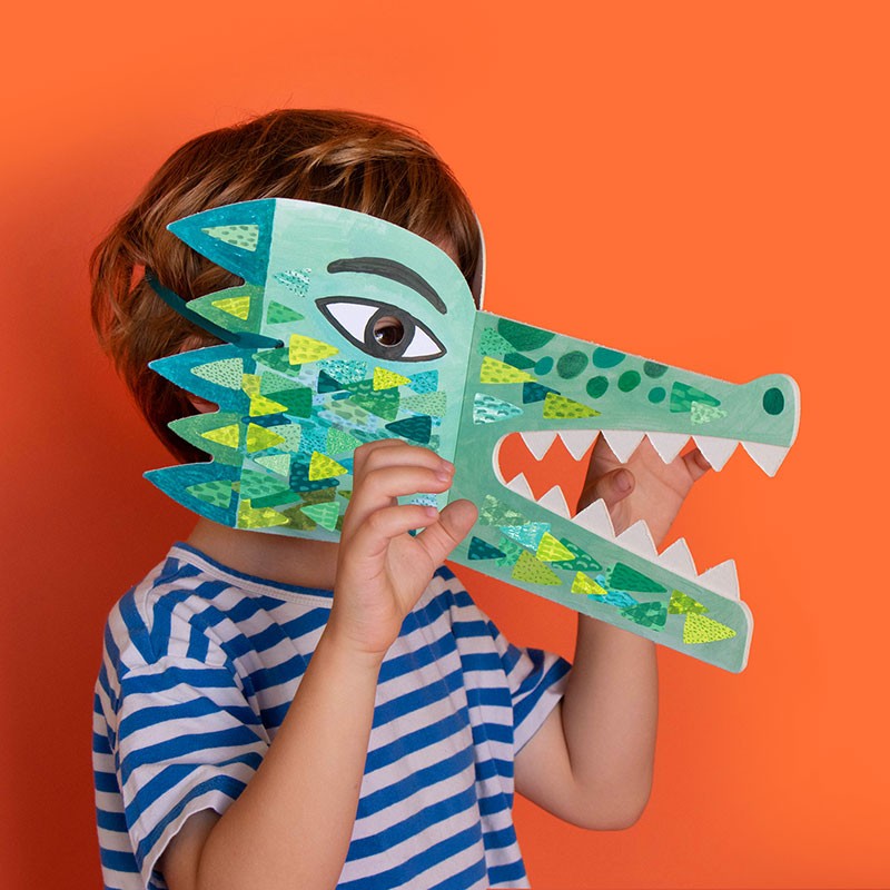 Be wild! DIY Krokodil Maske