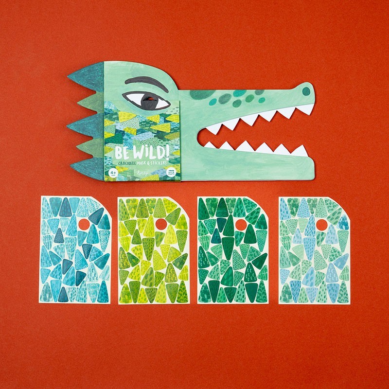 Be wild! DIY Krokodil Maske