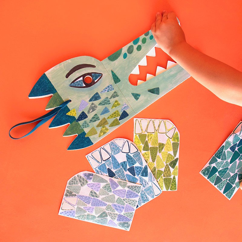 Be wild! DIY Krokodil Maske
