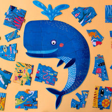 Laden Sie das Bild in den Galerie-Viewer, My big Blue 36-teiliges Puzzle