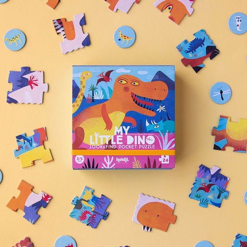 My Little Dino 24-teiliges Pocket Puzzle