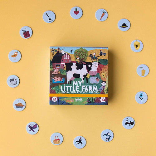 My Little Farm 24-teiliges Pocket Puzzle