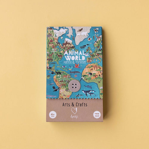 Animal World Poster & Sticker