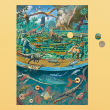 Laden Sie das Bild in den Galerie-Viewer, Age of Dinosaurs 100-teiliges Puzzle