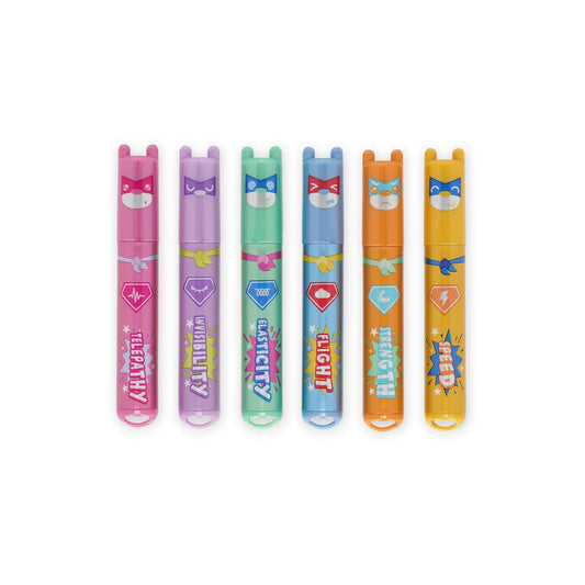 Teddy's Superpower Set mit 6 Mini Highlighter