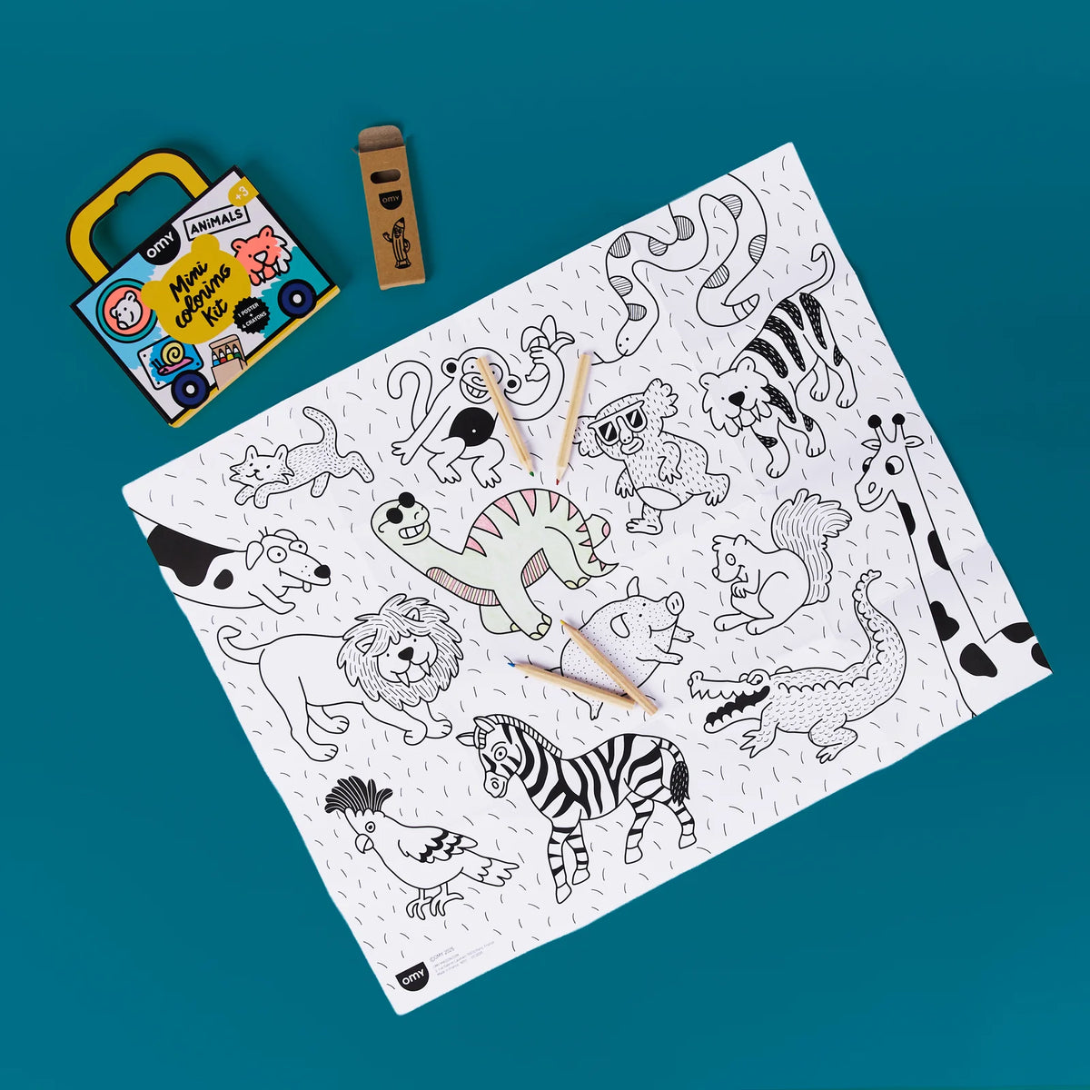 Mini Coloring Kit "Animals"