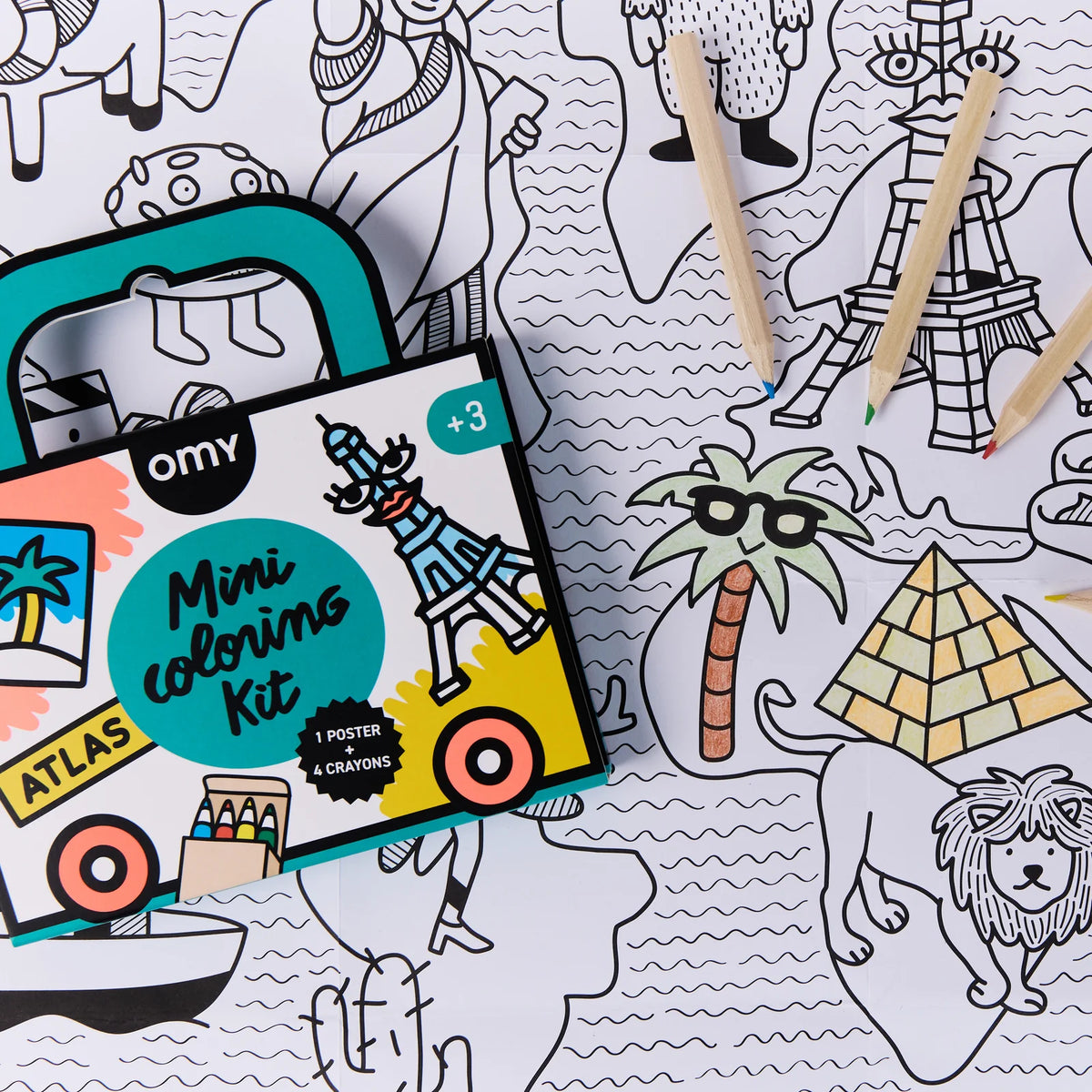 Mini Coloring Kit "Atlas"
