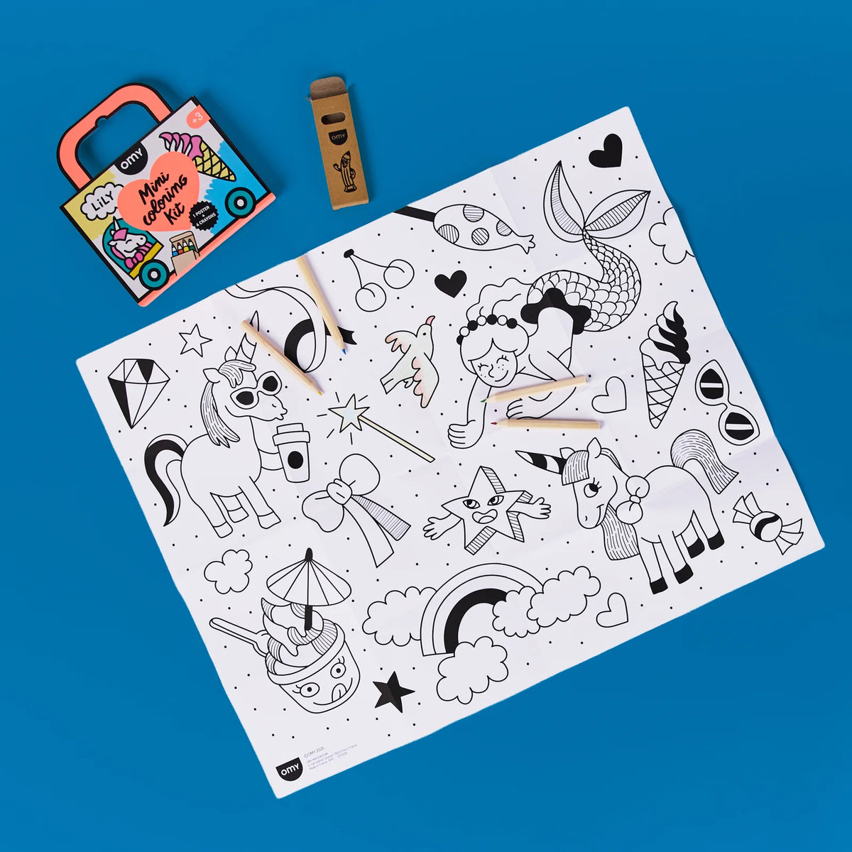 Mini Coloring Kit "Lily"