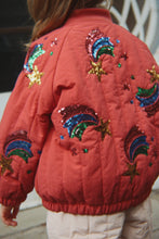 Laden Sie das Bild in den Galerie-Viewer, Juno Bomberjacke Pailetten Rainbow