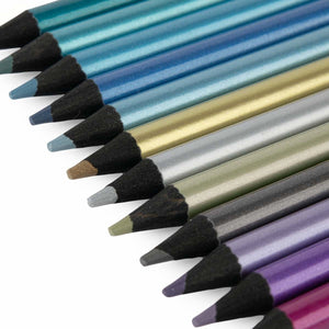 Comètes Filantes 12 Metallic-Buntstifte