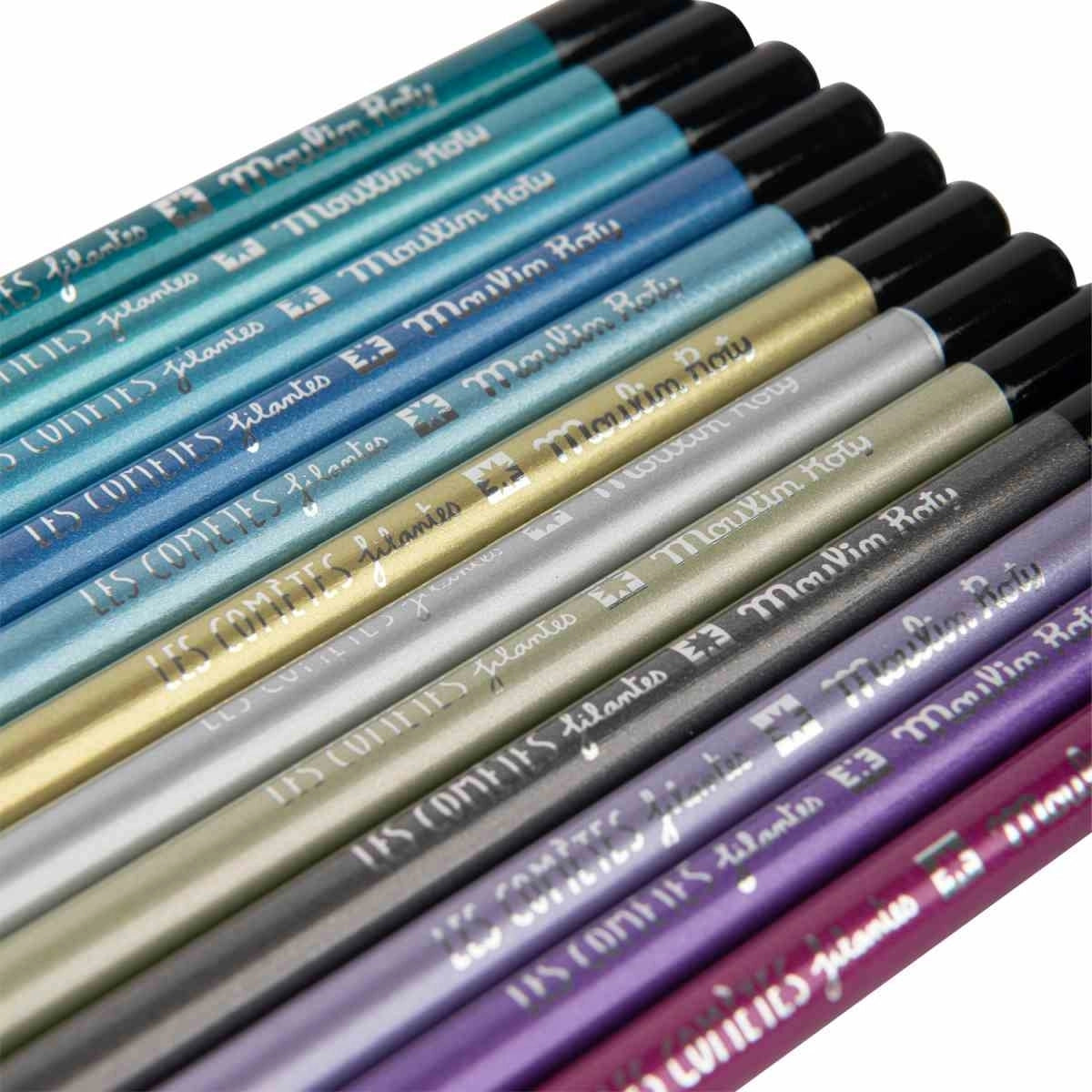 Comètes Filantes 12 Metallic-Buntstifte