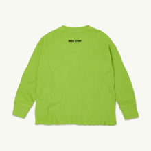 Laden Sie das Bild in den Galerie-Viewer, Waffle Longsleeve Lime Green