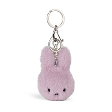 Laden Sie das Bild in den Galerie-Viewer, Miffy Eco Fuzzy Schlüsselanhänger Lilac