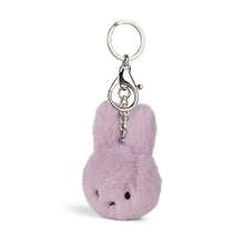 Laden Sie das Bild in den Galerie-Viewer, Miffy Eco Fuzzy Schlüsselanhänger Lilac