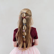 Laden Sie das Bild in den Galerie-Viewer, Velvet Schleifen Mini Haargummis
