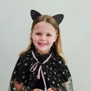 Spooky Glitter Katzenohren Haarreif