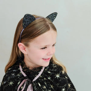 Spooky Glitter Katzenohren Haarreif
