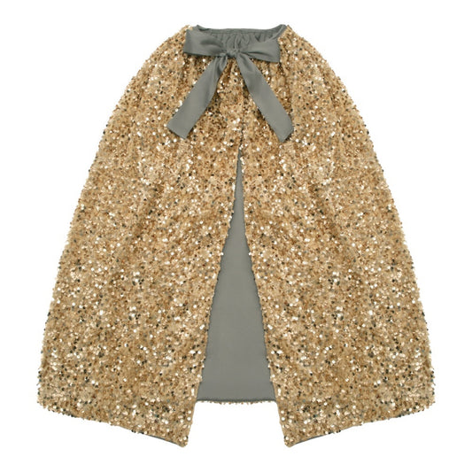 Goldener Pailletten Cape