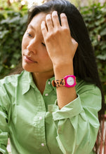 Laden Sie das Bild in den Galerie-Viewer, Kinder Armbanduhr Leopard