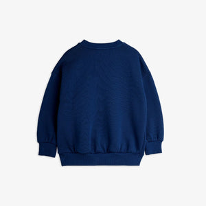 Dino Applikation Sweatshirt Blau