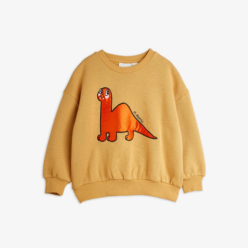 Dino Applikation Sweatshirt Beige