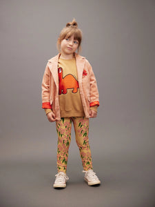 Dino Applikation Sweatshirt Beige